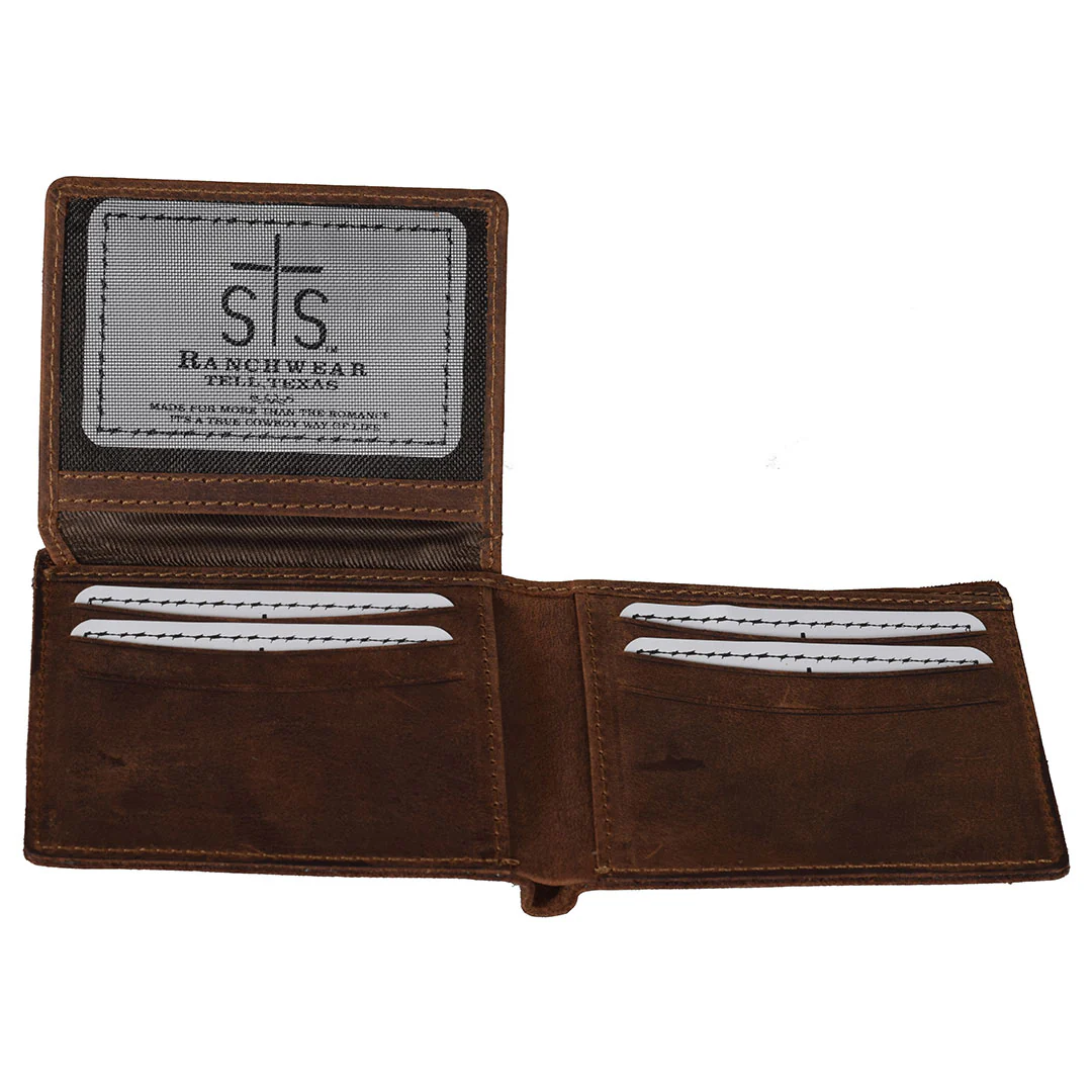 STS Ranchwear Men's Foreman Leather Bi-Fold Wallet - Image 3