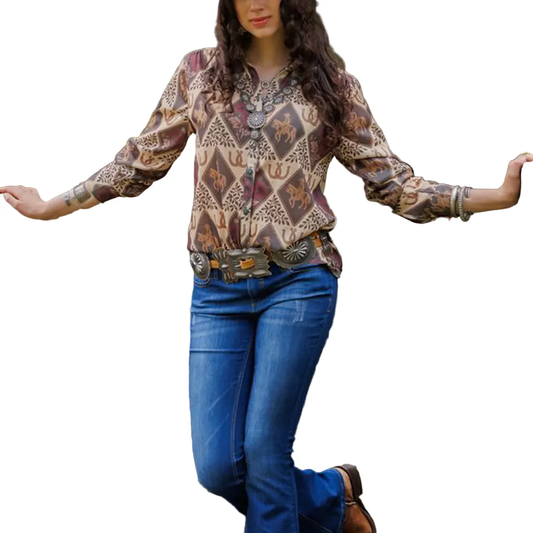 Tasha Polizzi Women's Bonnie Long Sleeve Blouse