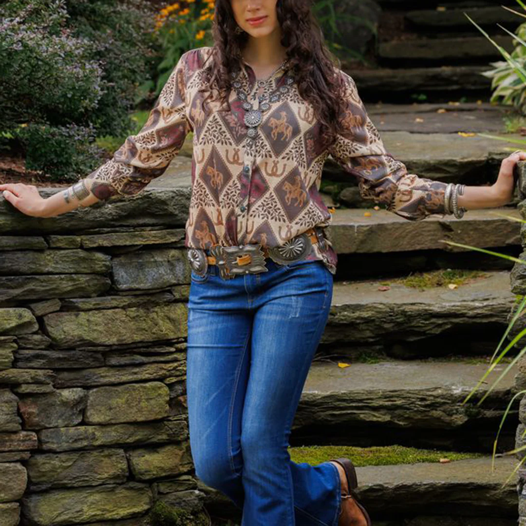 Tasha Polizzi Women's Bonnie Long Sleeve Blouse - Image 2