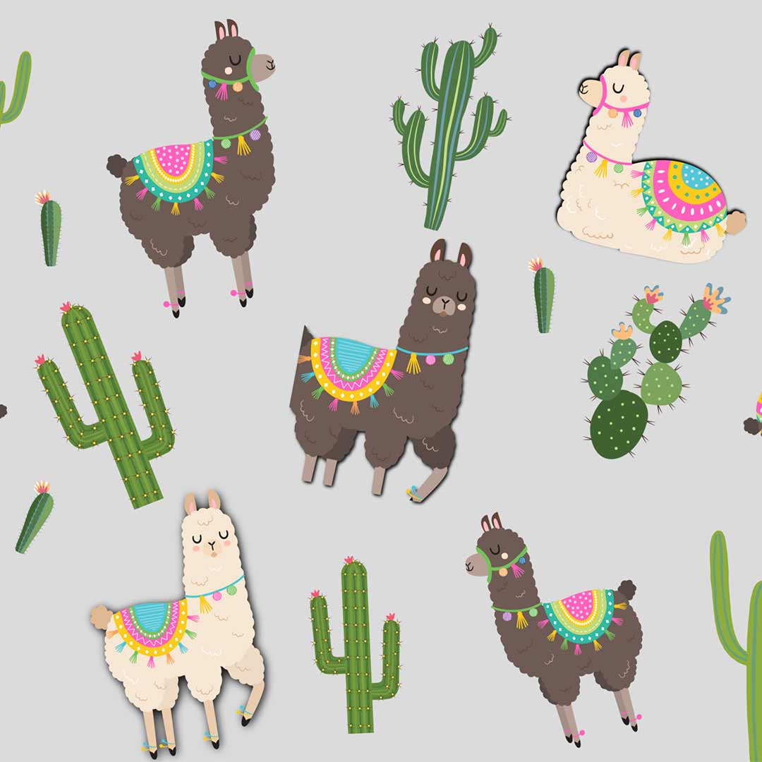 Tech Equestrian Llama Print Fly Sheet with Attached Hood - Image 5