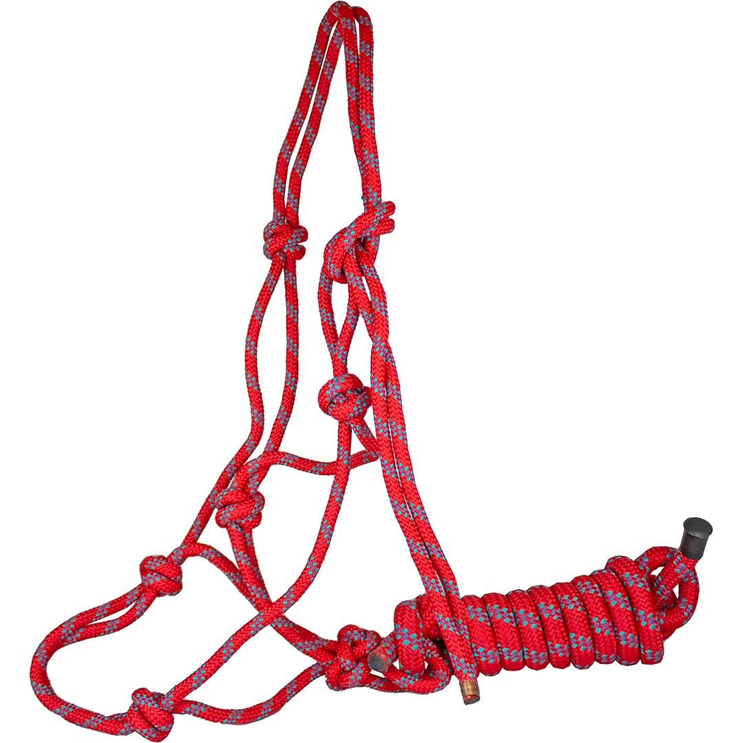 Tech Equestrian Poly Rope Halter with Lead - Image 17