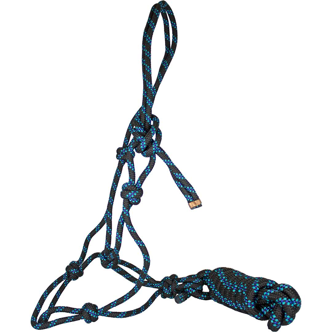 Tech Equestrian Poly Rope Halter with Lead - Image 2