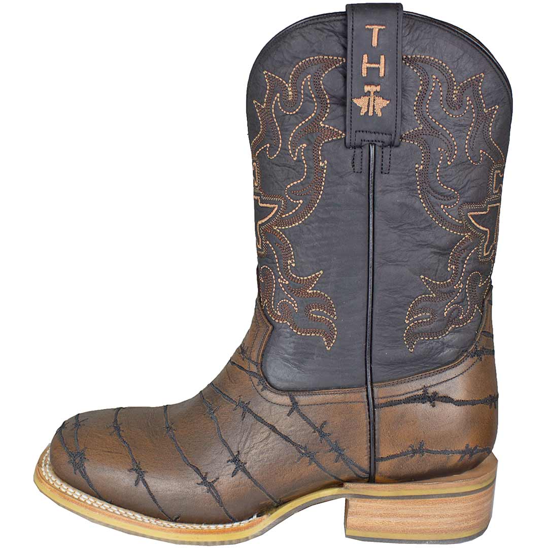 Tin Haul Men's Longhorn Lights Out Cowboy Boots - Image 2