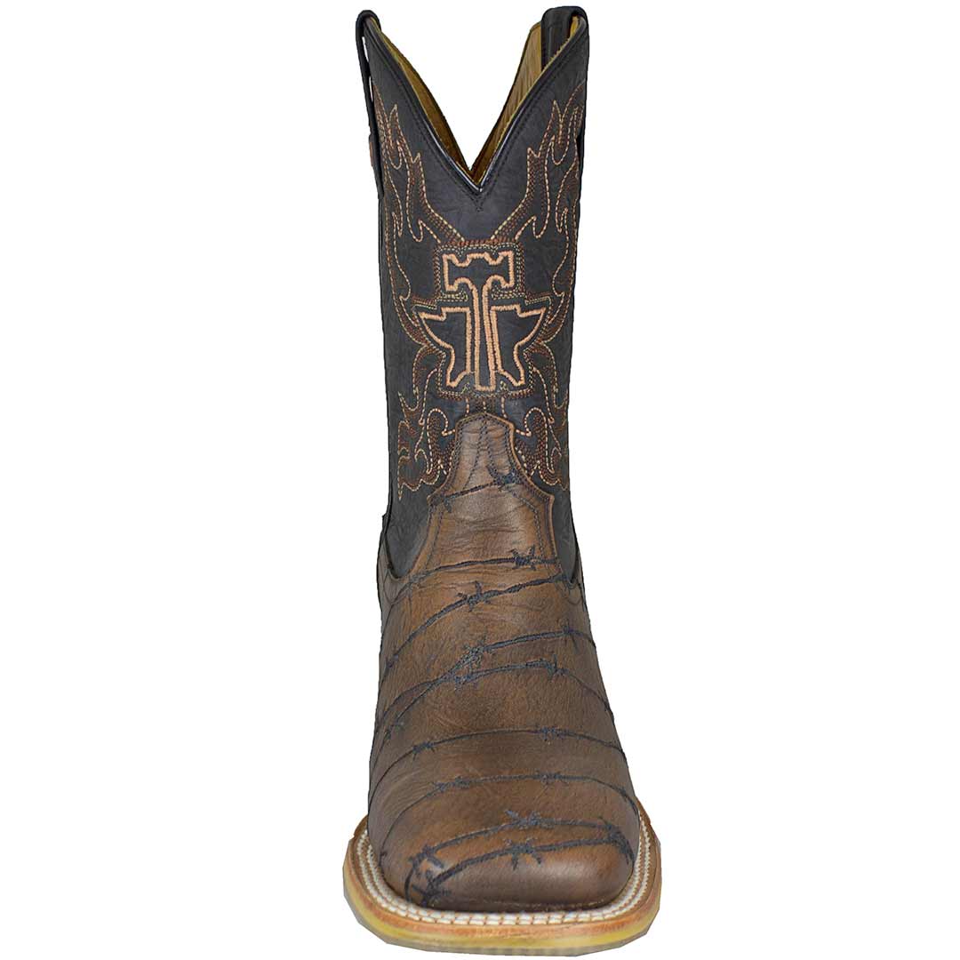 Tin Haul Men's Longhorn Lights Out Cowboy Boots - Image 4