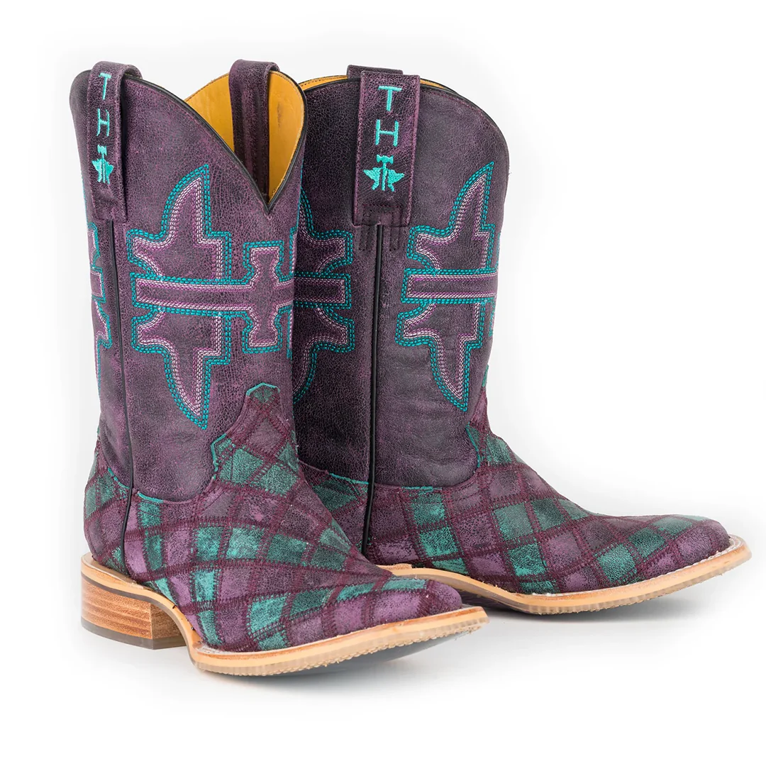 Tin Haul Women's Chevron With Eagle Sole Cowgirl Boots - Image 4