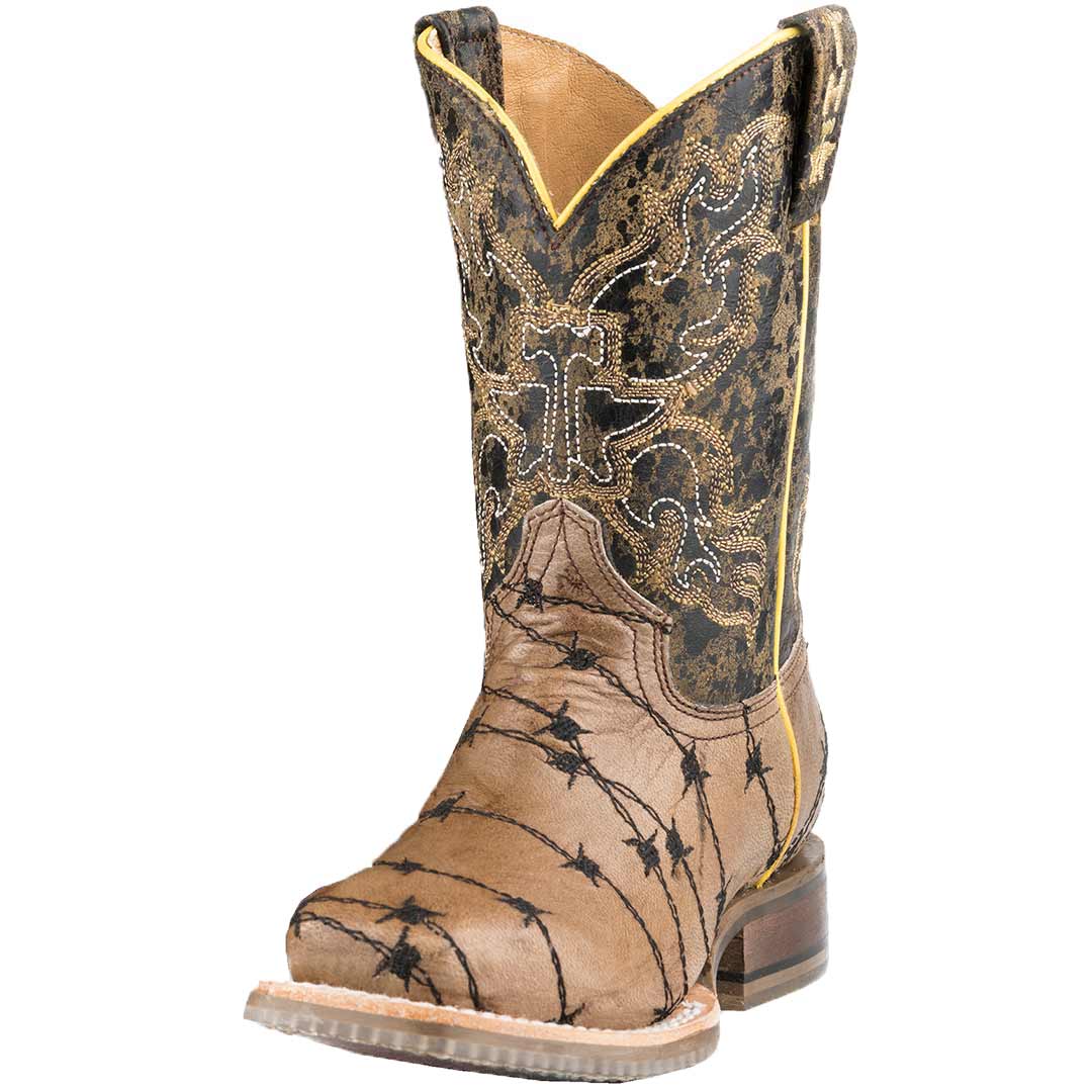 Tin Haul Youth Boys' Grab the Bull Cowboy Boots