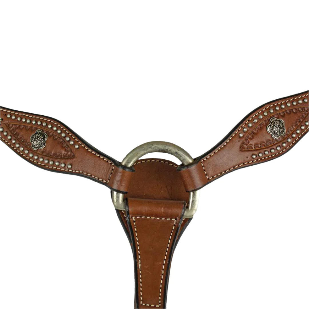 True North Trading Beveled Breast Collar with Conchos - Image 2