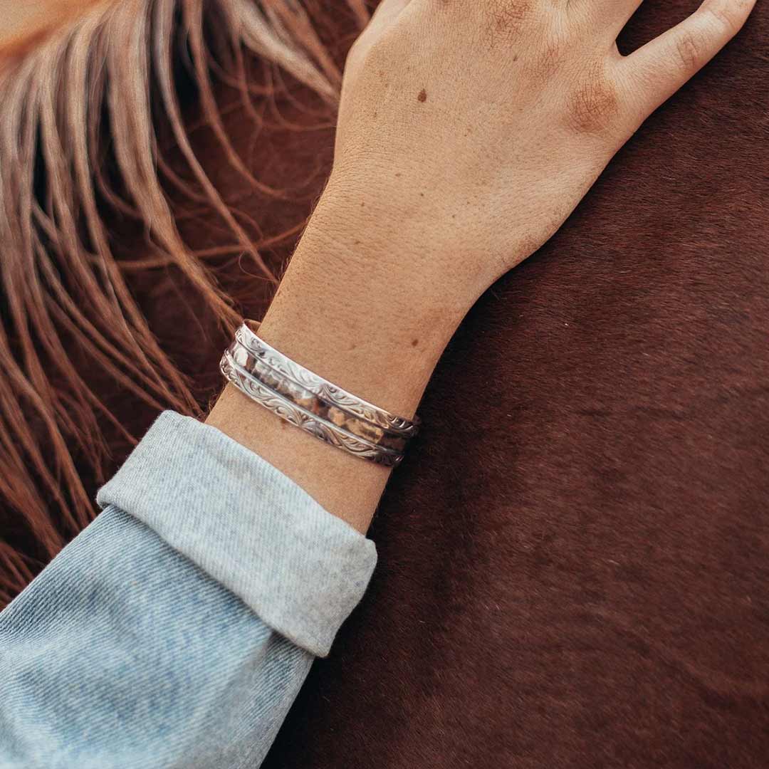 Vogt Silversmiths The Gold Daytime Cuff - Image 2