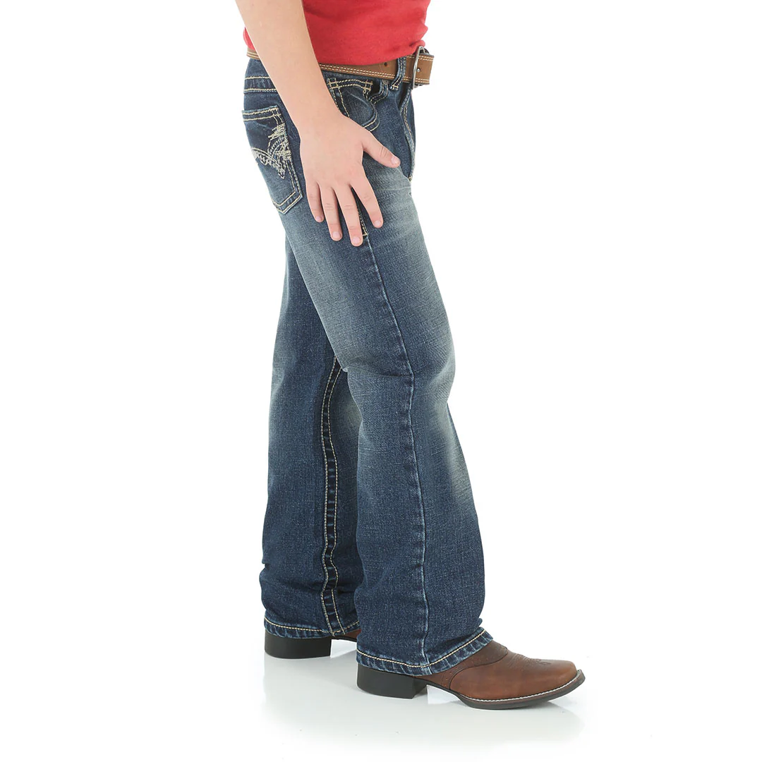 Wrangler Boys' 20X No. 42 Slim Fit Bootcut Jeans (8-20) - Image 2