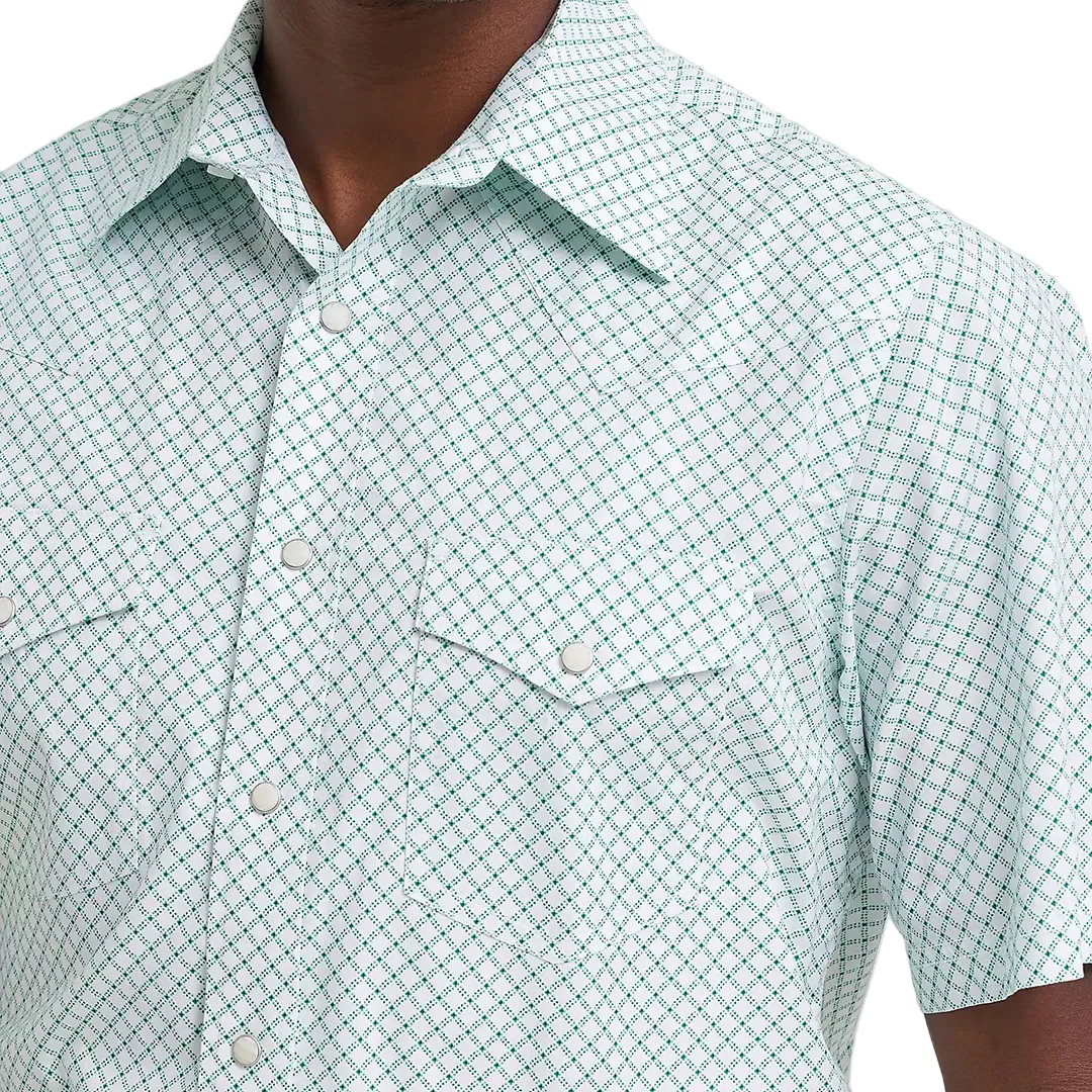 Wrangler Men's 20X Competition Advanced Comfort Short Sleeve Snap Shirt - Image 3