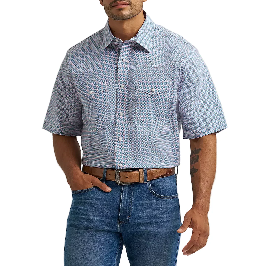 Wrangler Men's 20X Competition Advanced Comfort Short Sleeve Snap Shirt