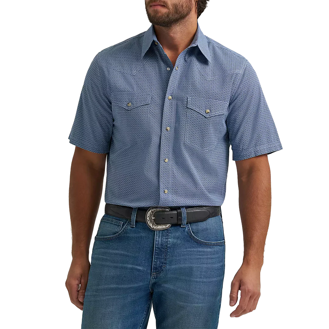 Wrangler Men's 20X Competition Advanced Comfort  Short Sleeve Snap Shirt