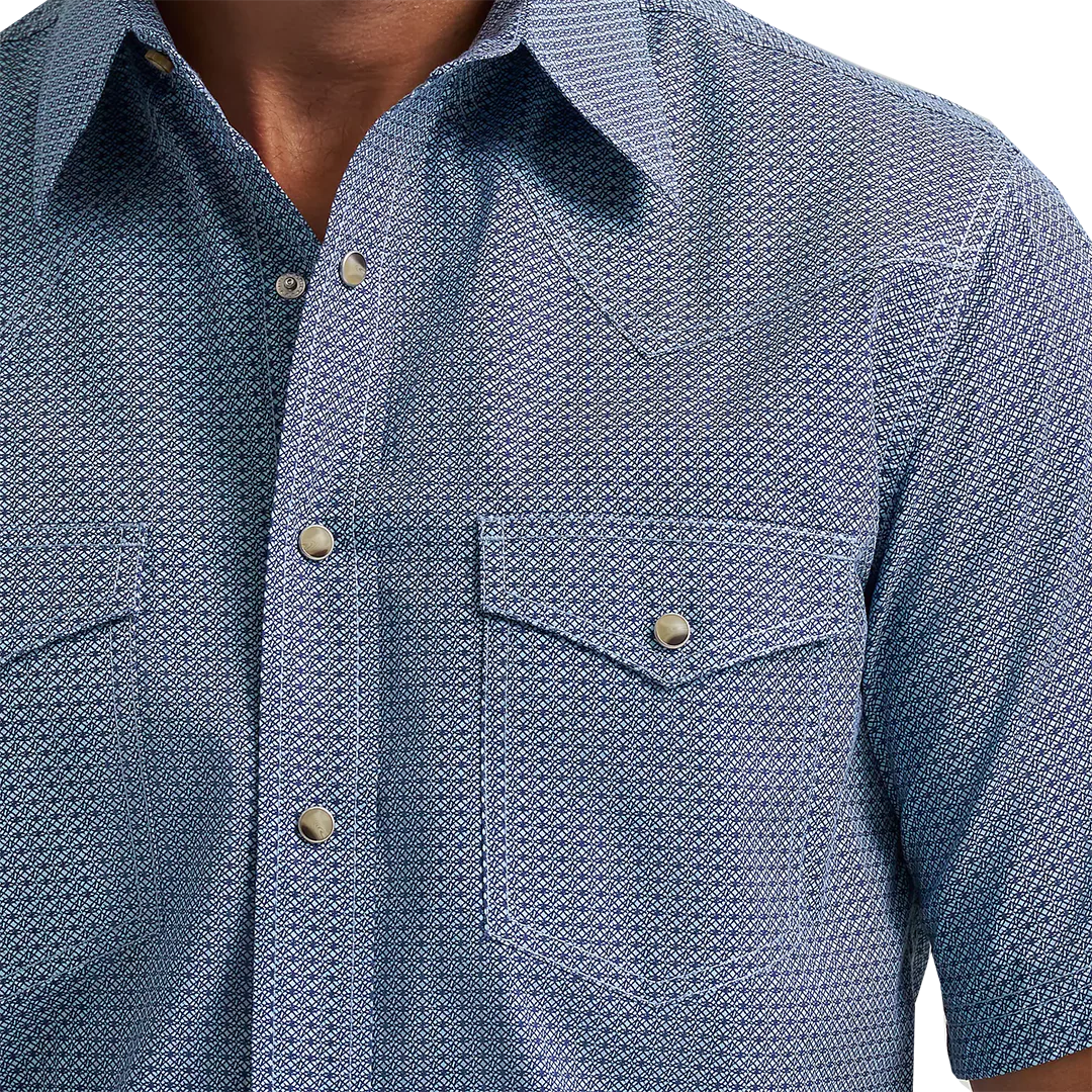 Wrangler Men's 20X Competition Advanced Comfort  Short Sleeve Snap Shirt - Image 3