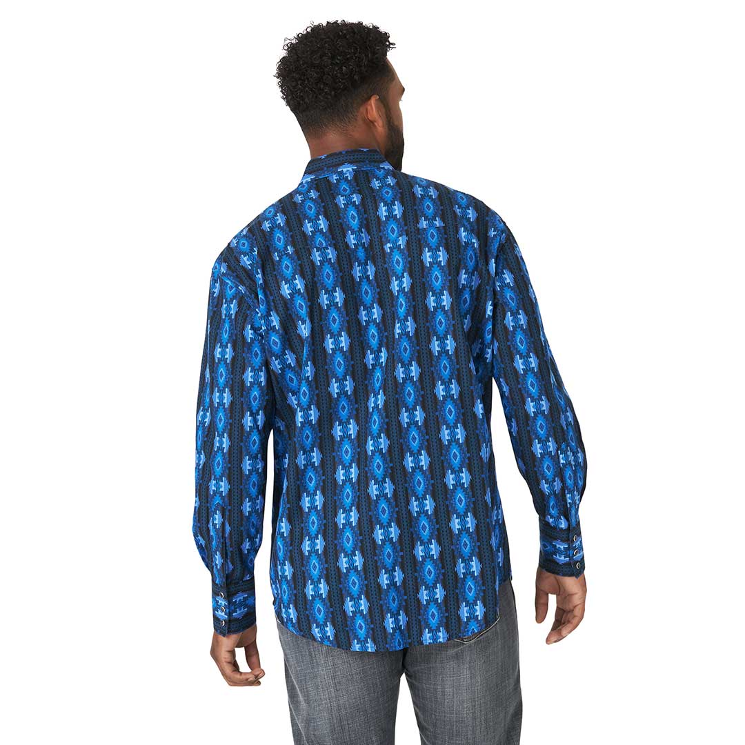 Wrangler Men's Checotah Aztec Stripe Shirt - Image 2