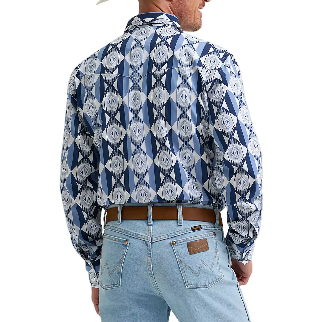Wrangler Men's Checotah Western Long Sleeve Snap Shirt - Image 2