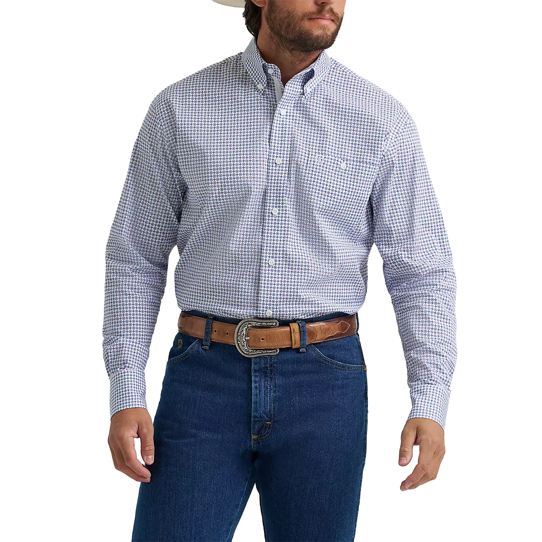 Wrangler Men's George Strait Long Sleeve Button Shirt