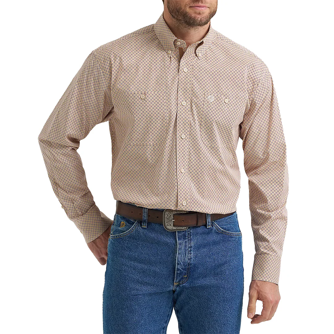 Wrangler Men's George Strait Long Sleeve Button Shirt