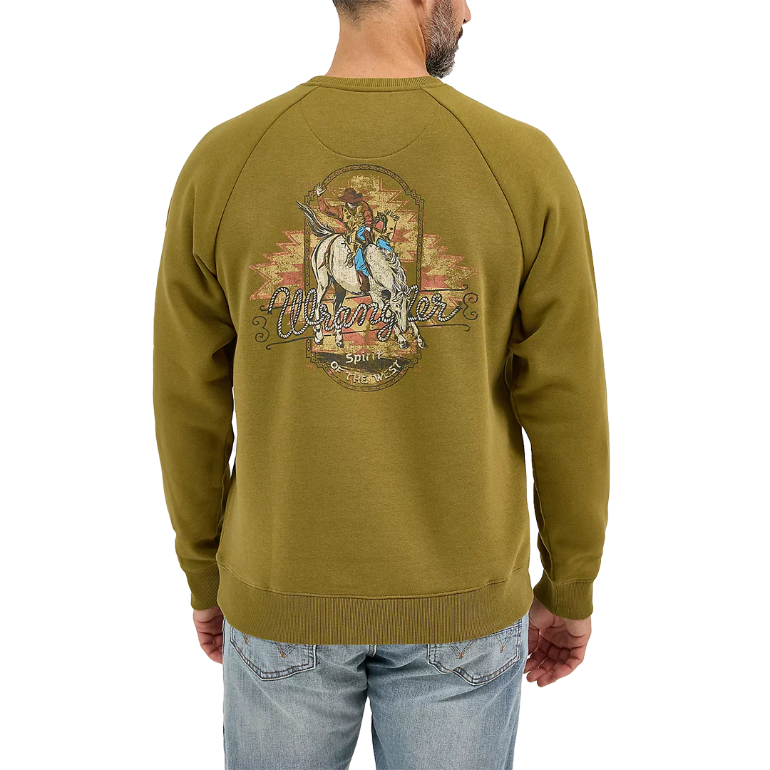Wrangler Men's Graphic Crew Sweatshirt - Image 2