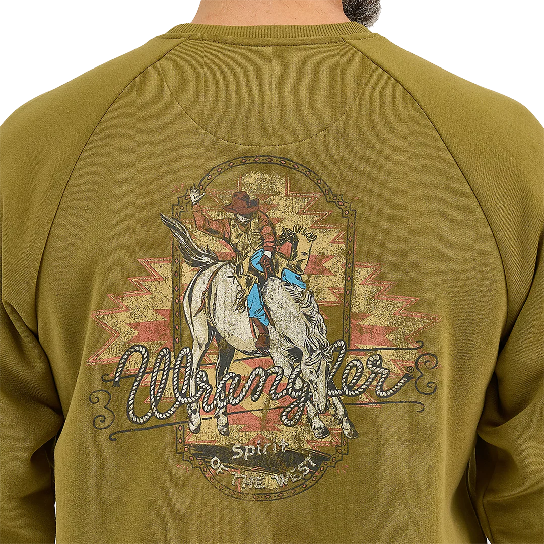 Wrangler Men's Graphic Crew Sweatshirt - Image 3