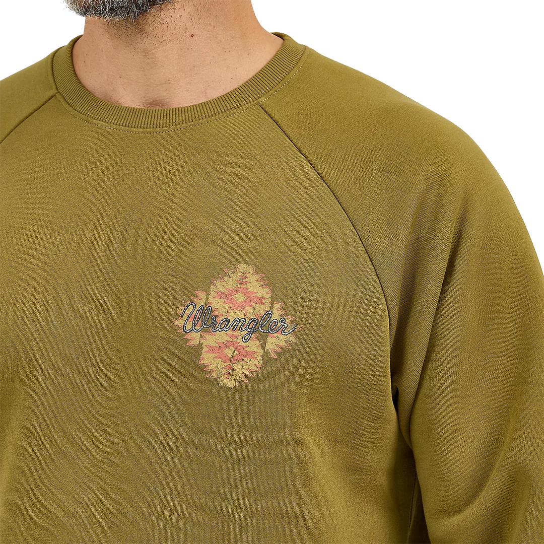Wrangler Men's Graphic Crew Sweatshirt - Image 4