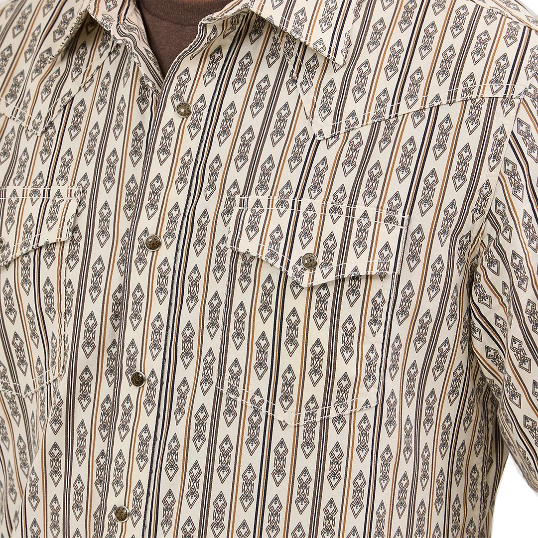 Wrangler Men's Retro Long Sleeve Western Snap Shirt - Image 3