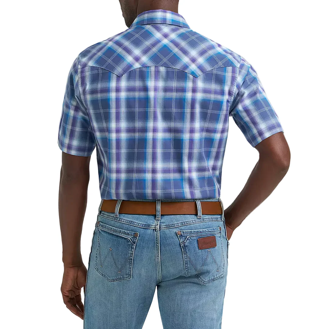 Wrangler Men's Retro Short Sleeve Snap Shirt - Image 2