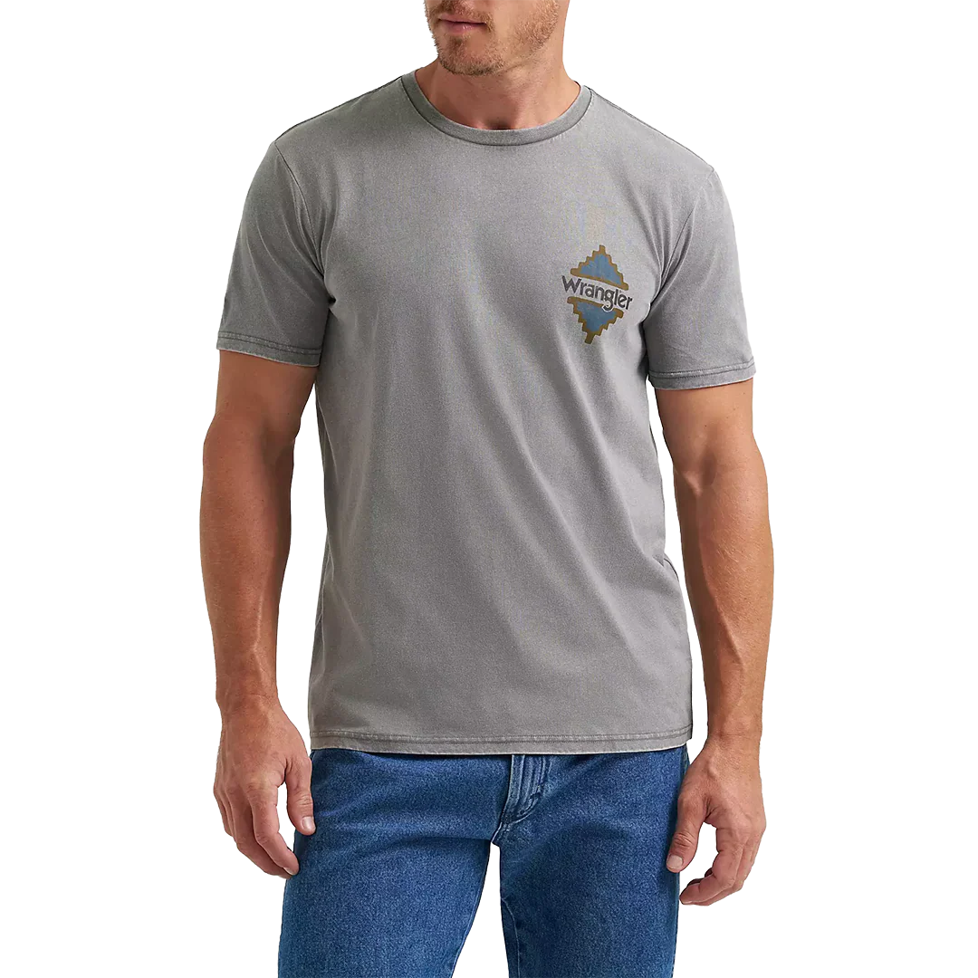 Wrangler Men's Steer Skull Back Graphic T-Shirt