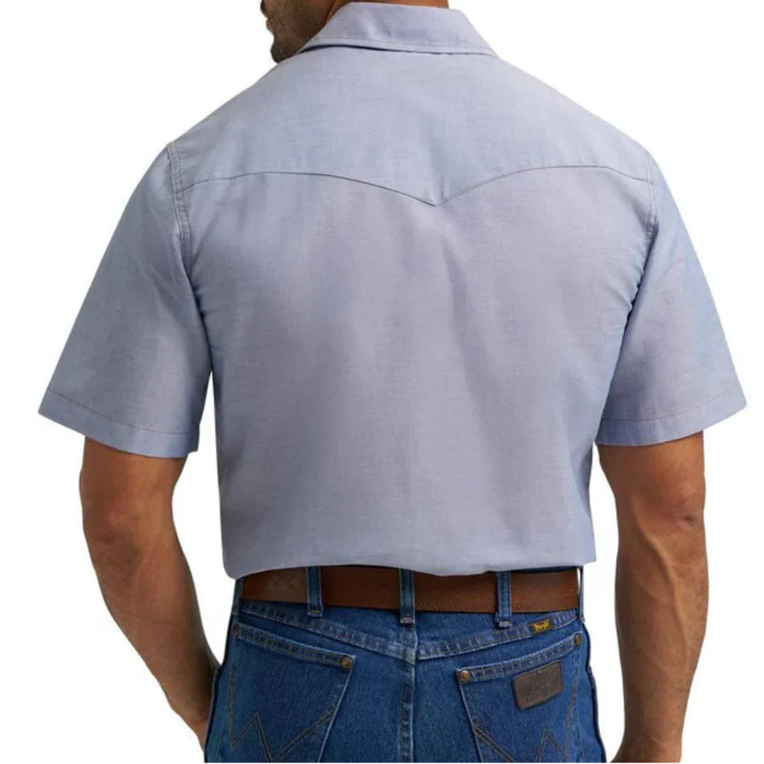 Wrangler Men's Western Short Sleeve Snap Shirt - Image 2