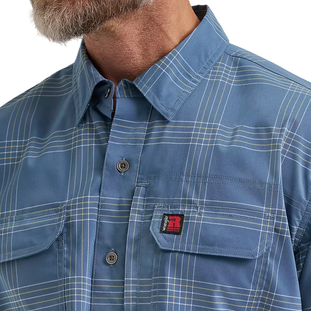 Wrangler RIGGS Men's Technical Long Sleeve Button Work Shirt - Image 2