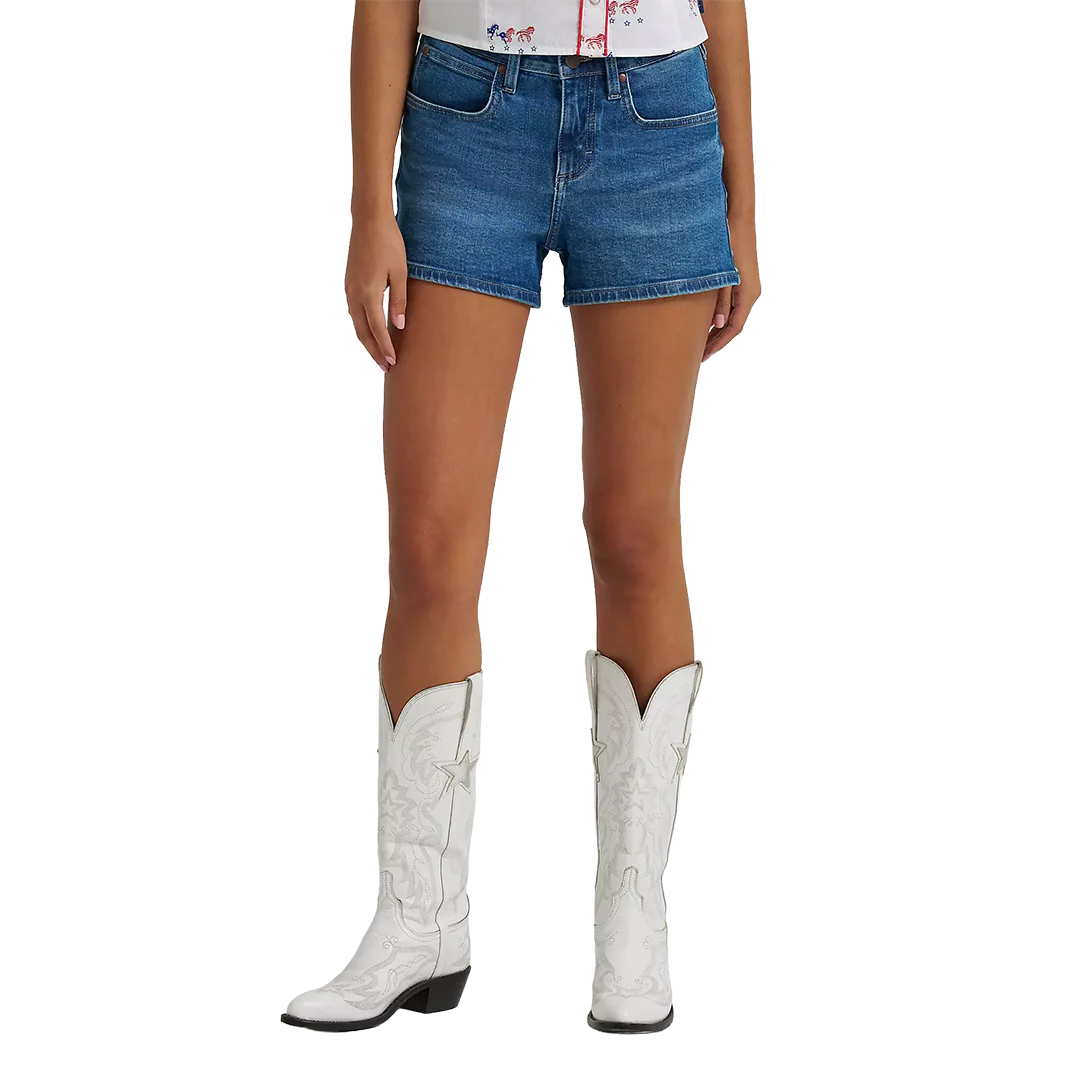 Wrangler Women's Retro Mae Mid Rise Short - Image 2